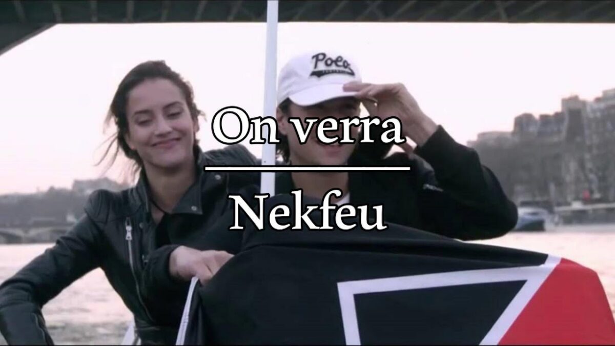 Nekfeu sur scène lors d'un concert, illustration de la chanson On verra